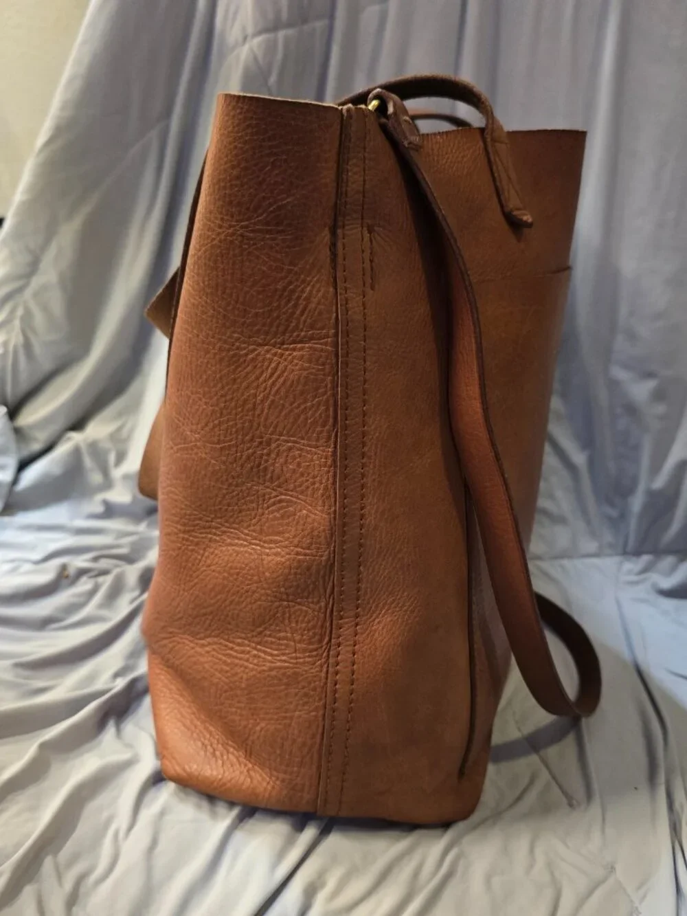 Madewell The Medium Transport Leather Tote Bag - English Saddle